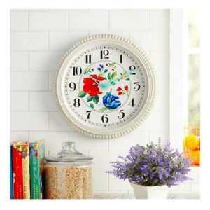 SOLD new beaded wall clock. Pioneer Woman, free gift with purchase